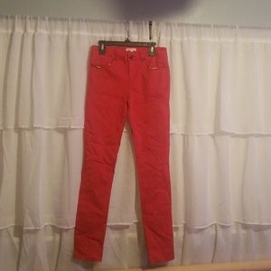 Red jeans